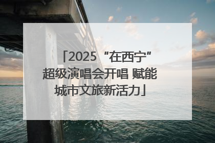2025“在西宁”超级演唱会开唱 赋能城市文旅新活力