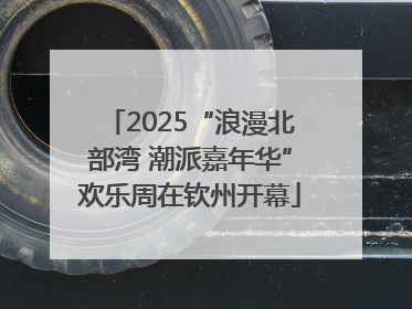 2025“浪漫北部湾 潮派嘉年华”欢乐周在钦州开幕