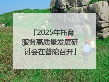 2025年托育服务高质量发展研讨会在普陀召开