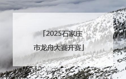 2025石家庄市龙舟大赛开赛