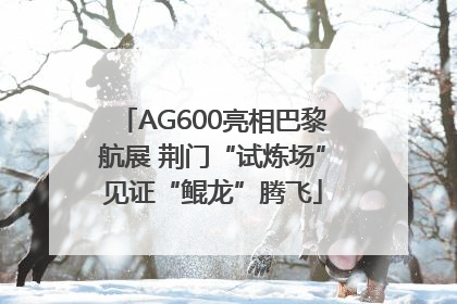 AG600亮相巴黎航展 荆门“试炼场”见证“鲲龙”腾飞